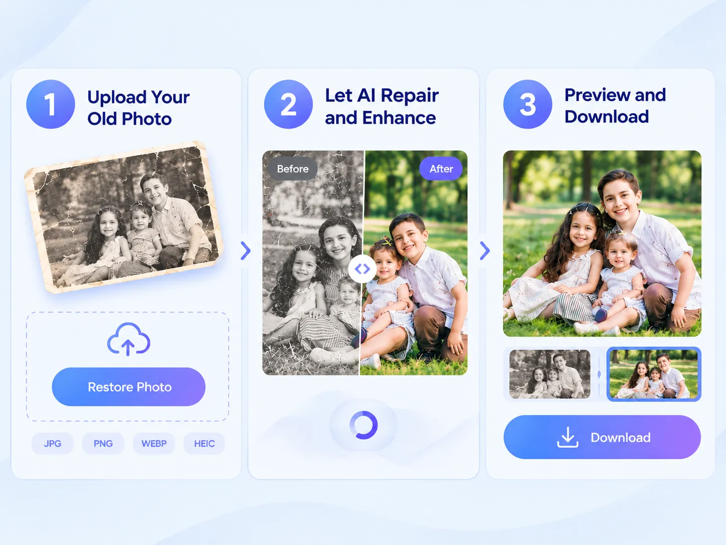 Restore Old Photos with AI