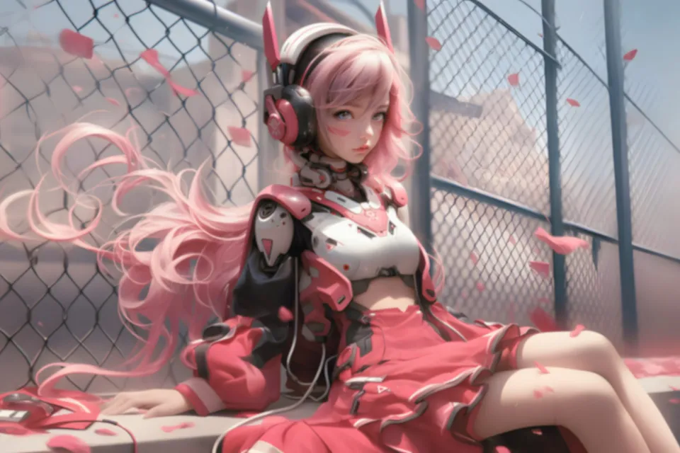 Finish AI-Generated Anime Art - before